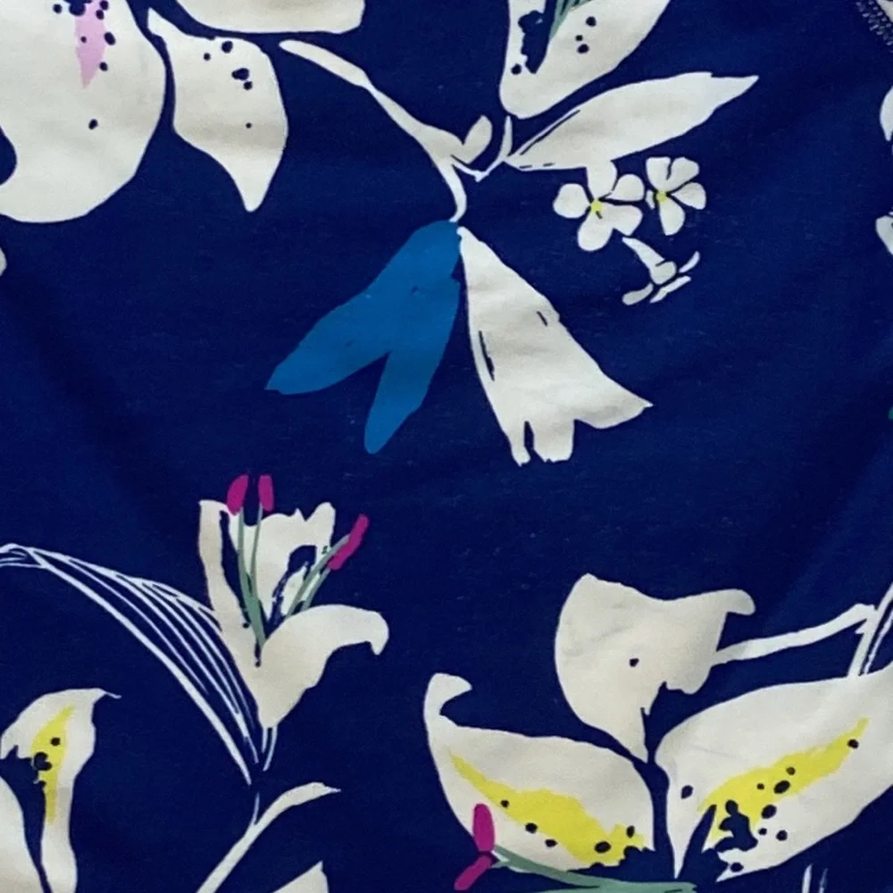 Tea Collection blue swim rashguard girls size 2T tropical beach summer vacation